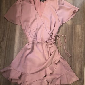 Medium rose color Blue Blush romper.